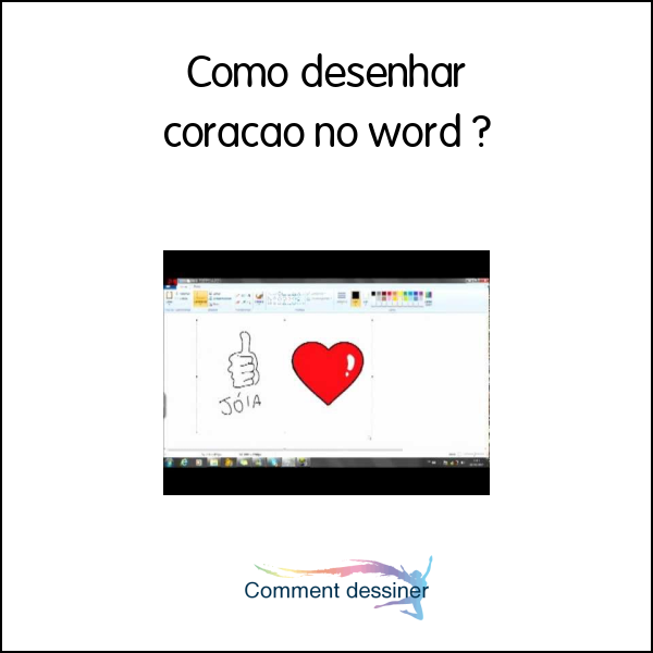 Como desenhar coração no word